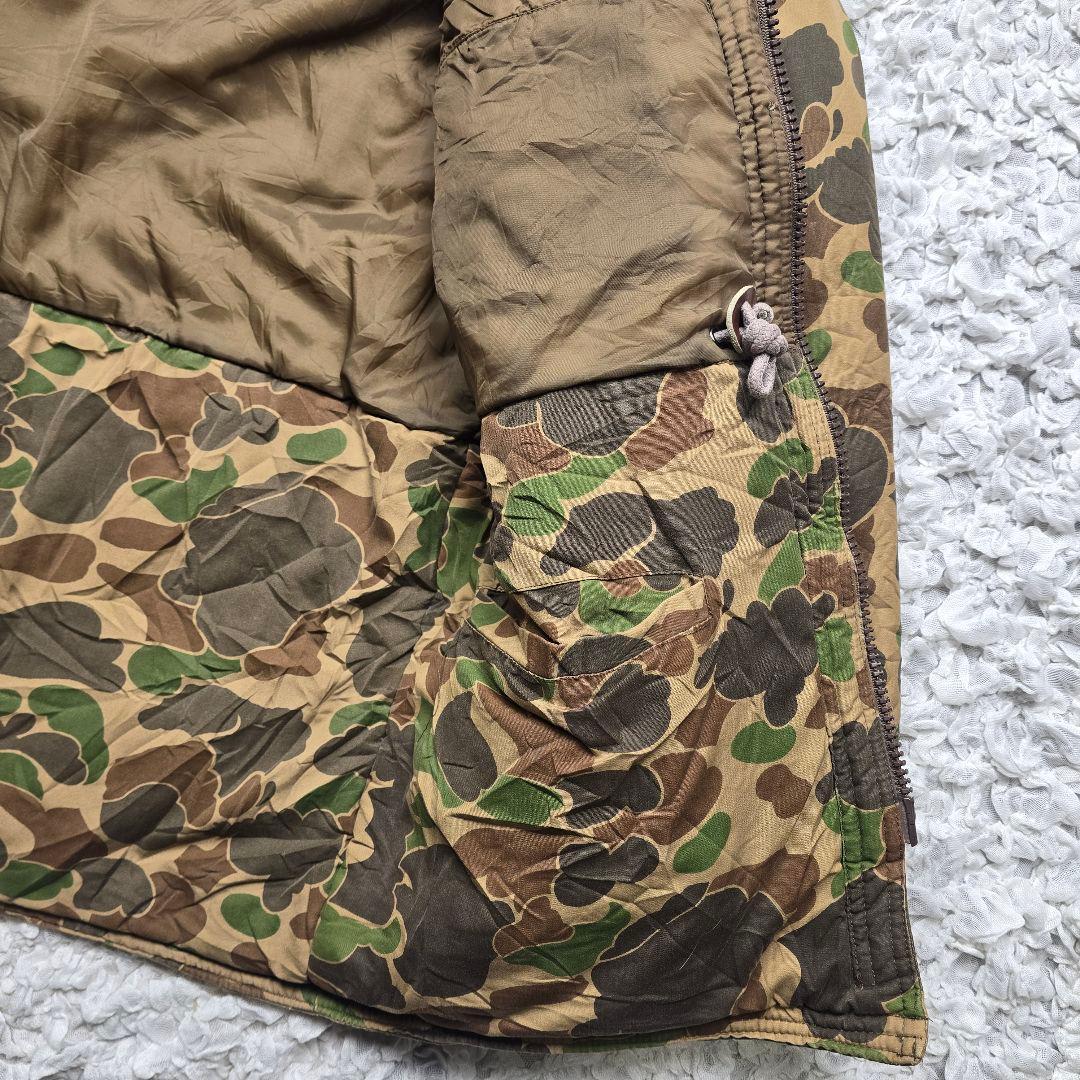 90s ダックハンターカモ カモ柄 マウンテンパーカー ハンティング フードなし
