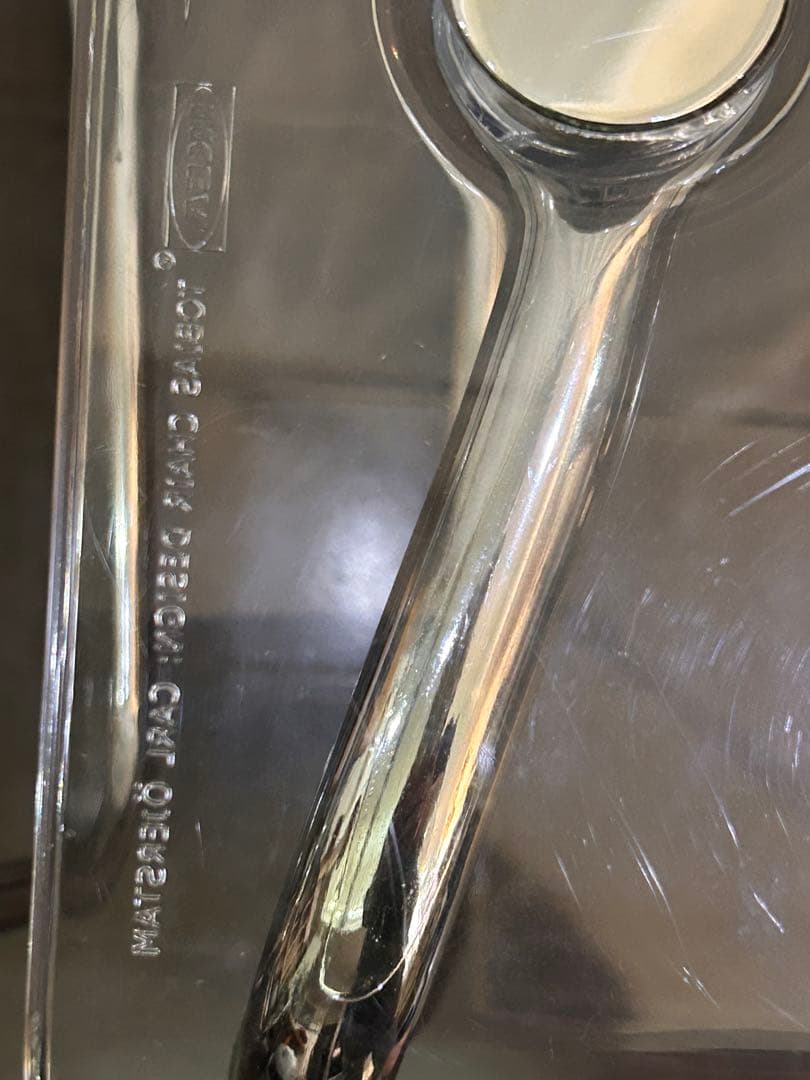 IKEA TOBIASトービアス 透明 クロムメッキ2脚 お値下げしました