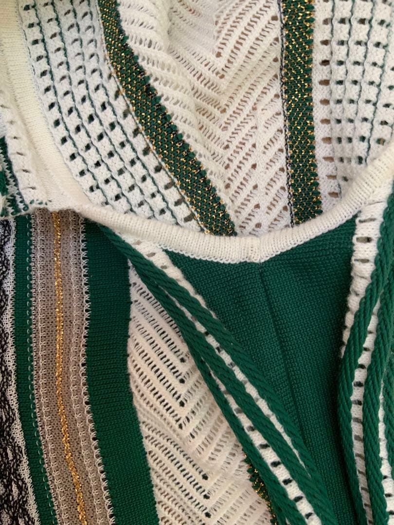 中古　美品　MAME KUROGOUCHI　ノースリーブ　ニット　ベスト