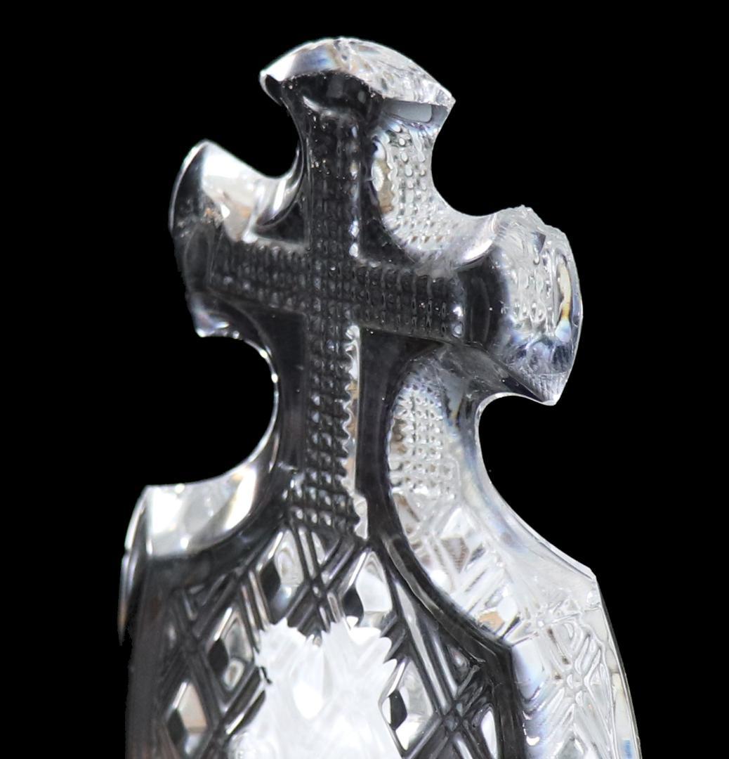 オールド・バカラ 激レア1830年頃セラミック マドンナ&チャイルド 十字架置物