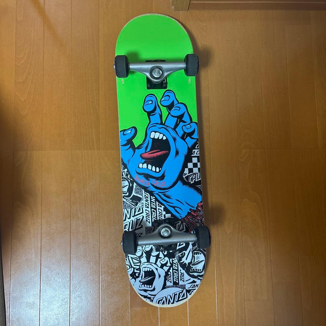 サンタクルーズ　スケートボード緑
