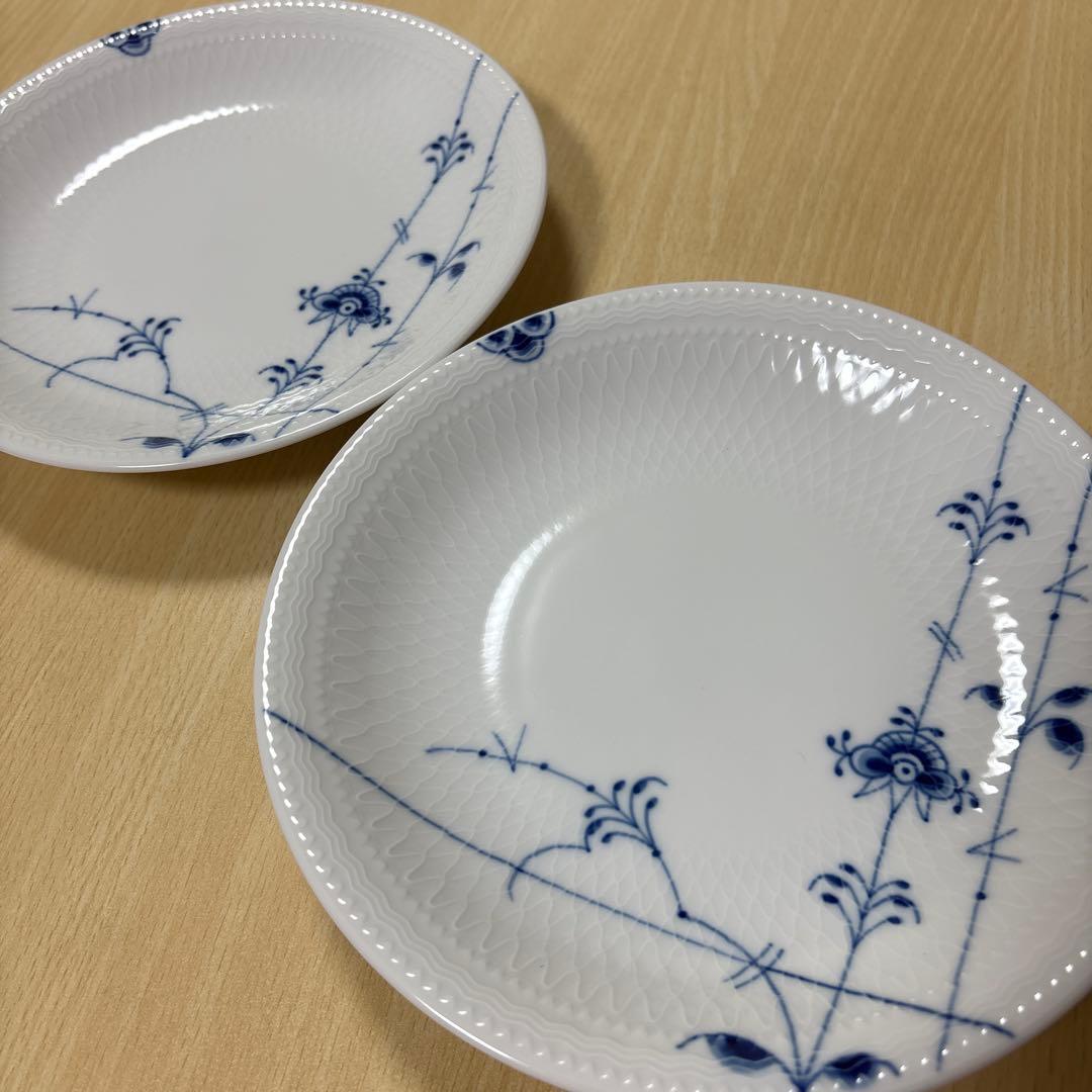 ロイヤルコペンハーゲン　ブルーパルメッテ　プレート　26㎝　2枚　箱付き