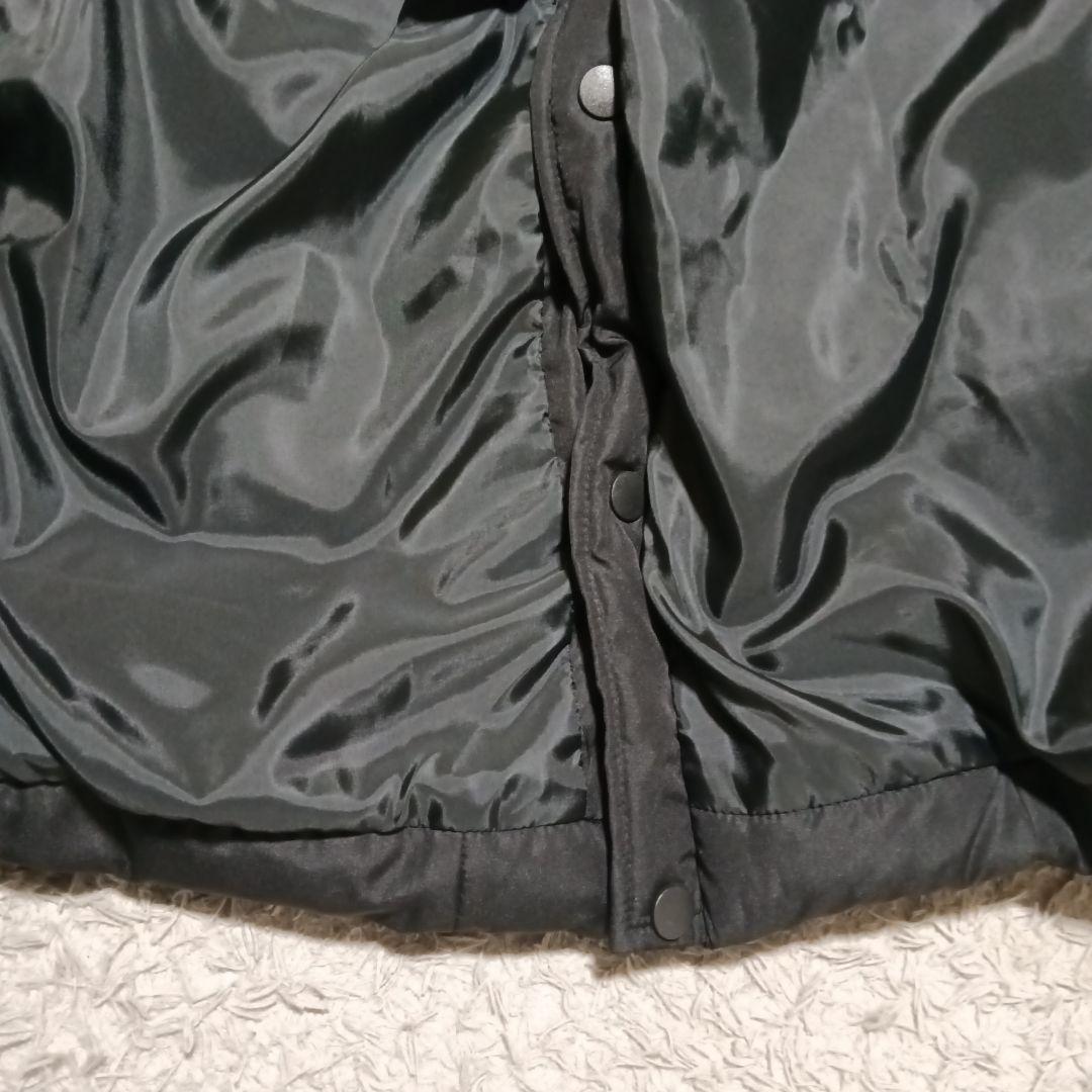 【クリーニング済】ミズノ　ベンチコート　ダウンコート　ロング　ブラック　サイズL