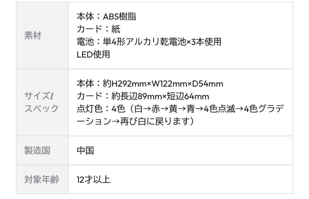 中島健人　IDOLICの魔法　ライトスティック