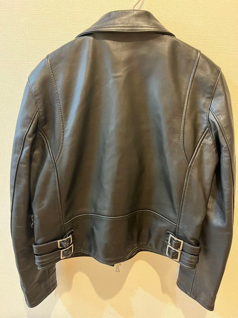 MACPHEE 可愛いベルト ラムレザー ダブルライダース