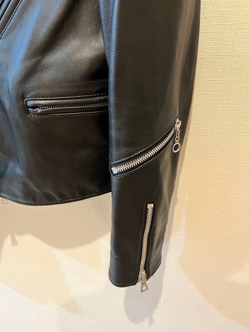 MACPHEE 可愛いベルト ラムレザー ダブルライダース