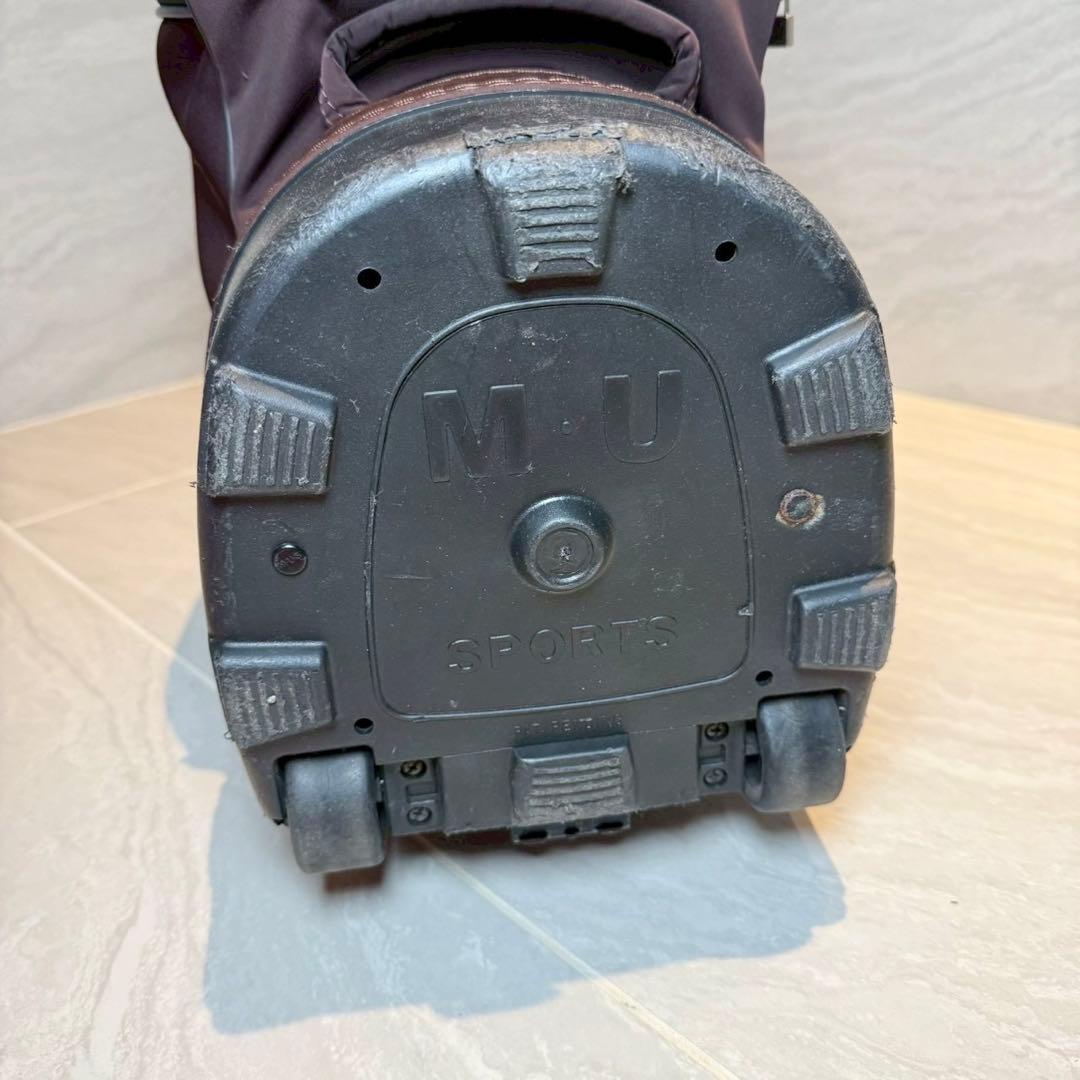 M・Uスポーツ ミエコ ウエサコ　キャディバッグ　キャスター付き