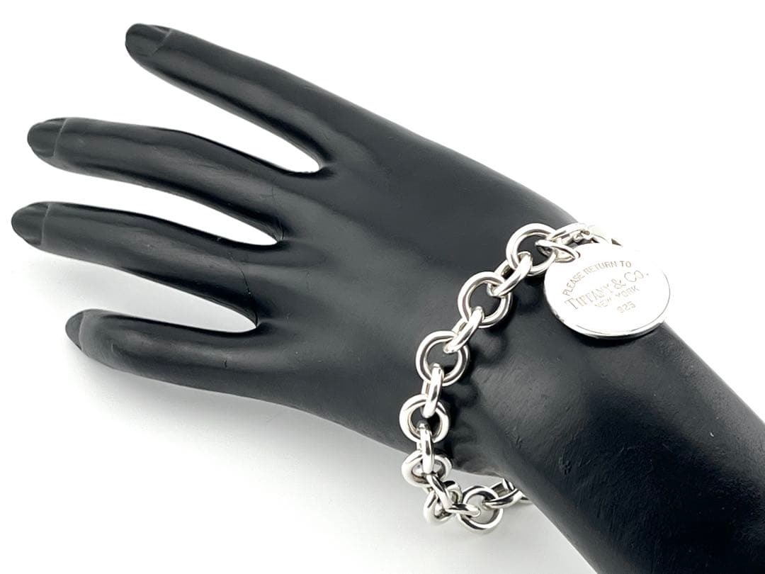 h988 ティファニー　リターントゥ　オーバルタグ　プレート　ブレスレット925