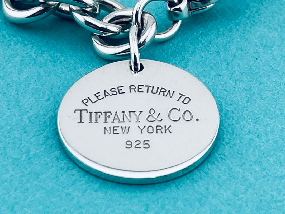 h988 ティファニー　リターントゥ　オーバルタグ　プレート　ブレスレット925
