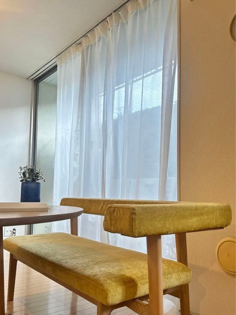 LIVING HOUSE モコア カウチ ベンチ　無垢材