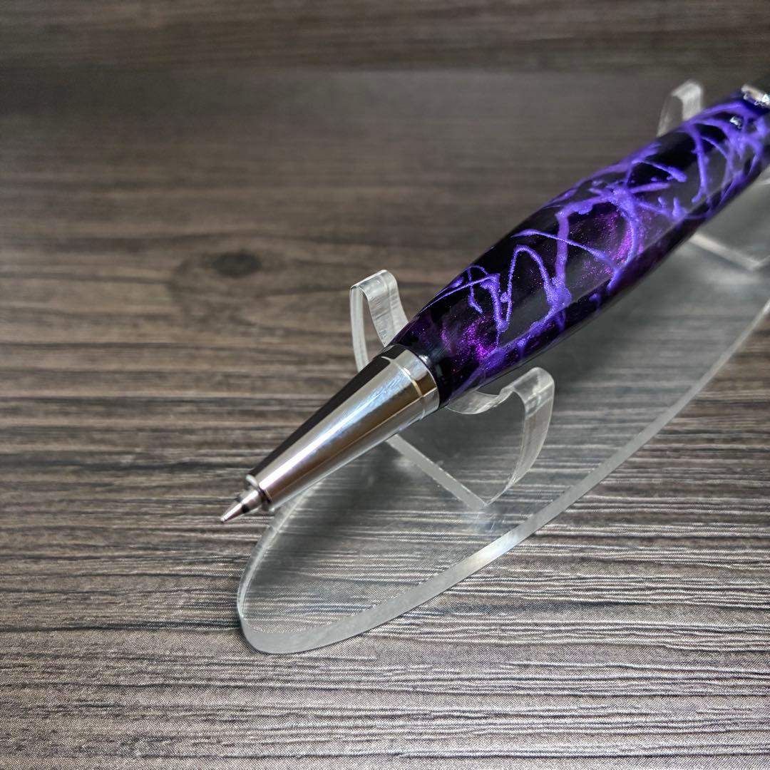 【紫一閃雷鳴】 ボールペン0.5 （flagship model）