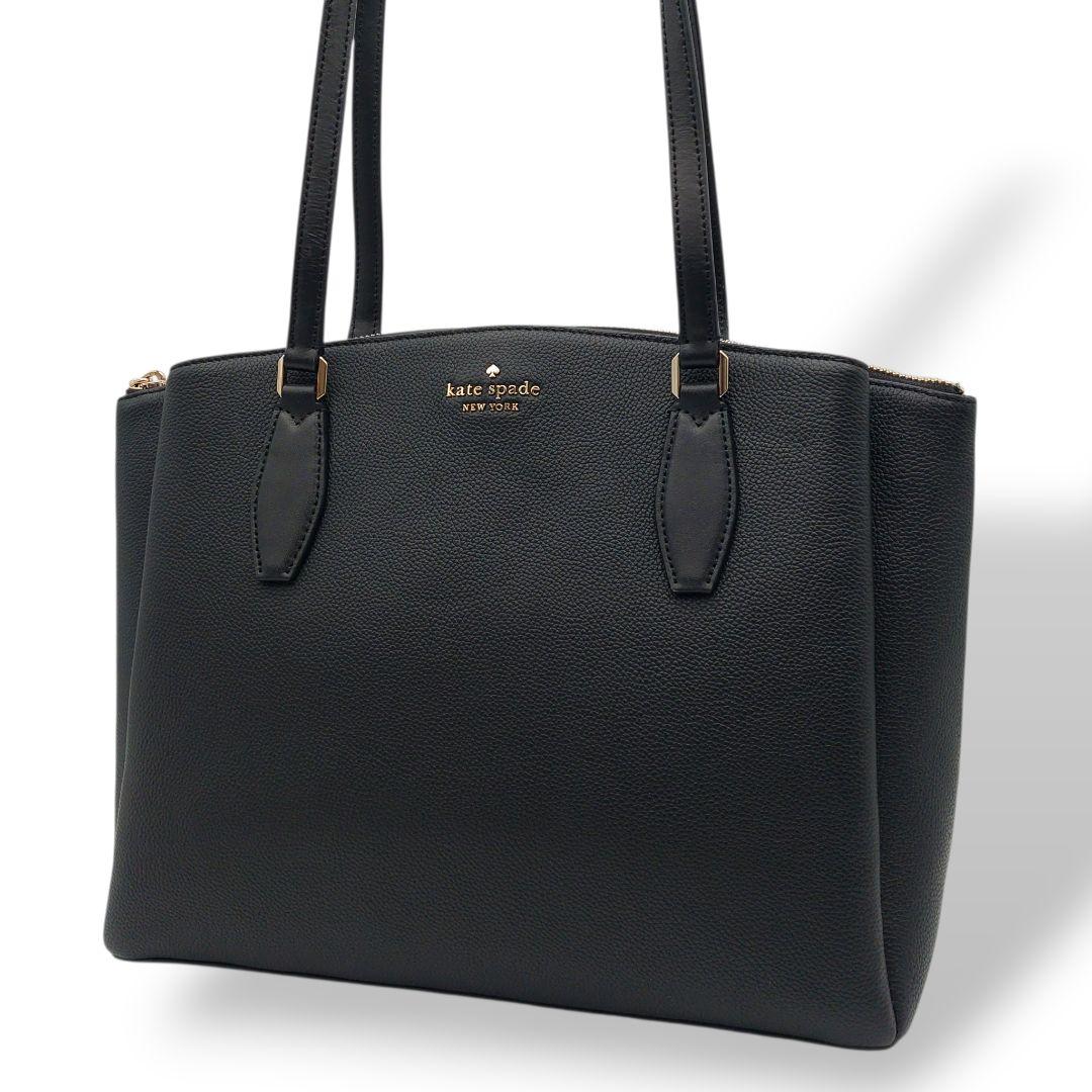【極美品】kate spade トートバッグ　レザー　肩掛　A4 通勤　通勤