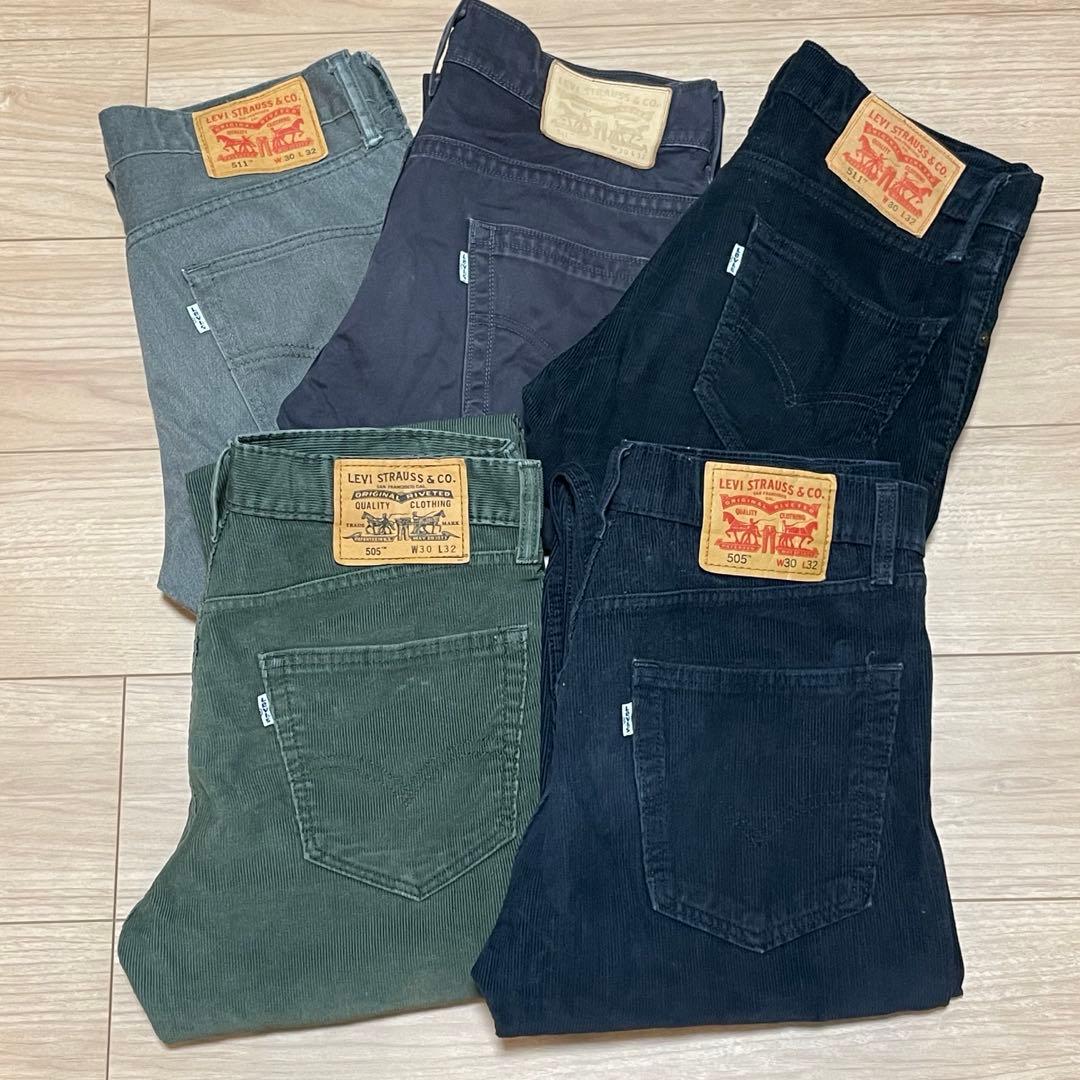 LEVI'S パンツ5本セット W30インチ,着用感あり