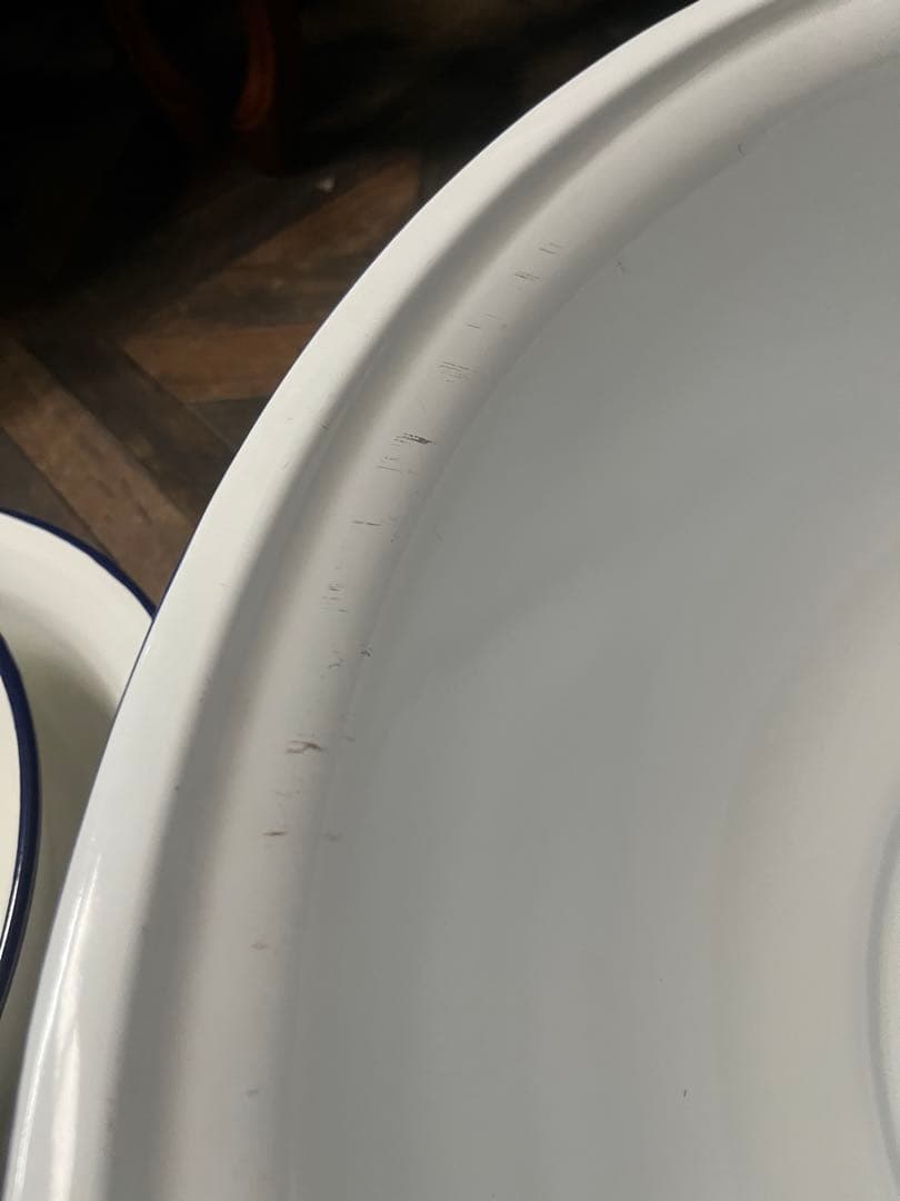 超希少 超特大 ホーロー タライ ベビーバス セット インテリア アンティーク