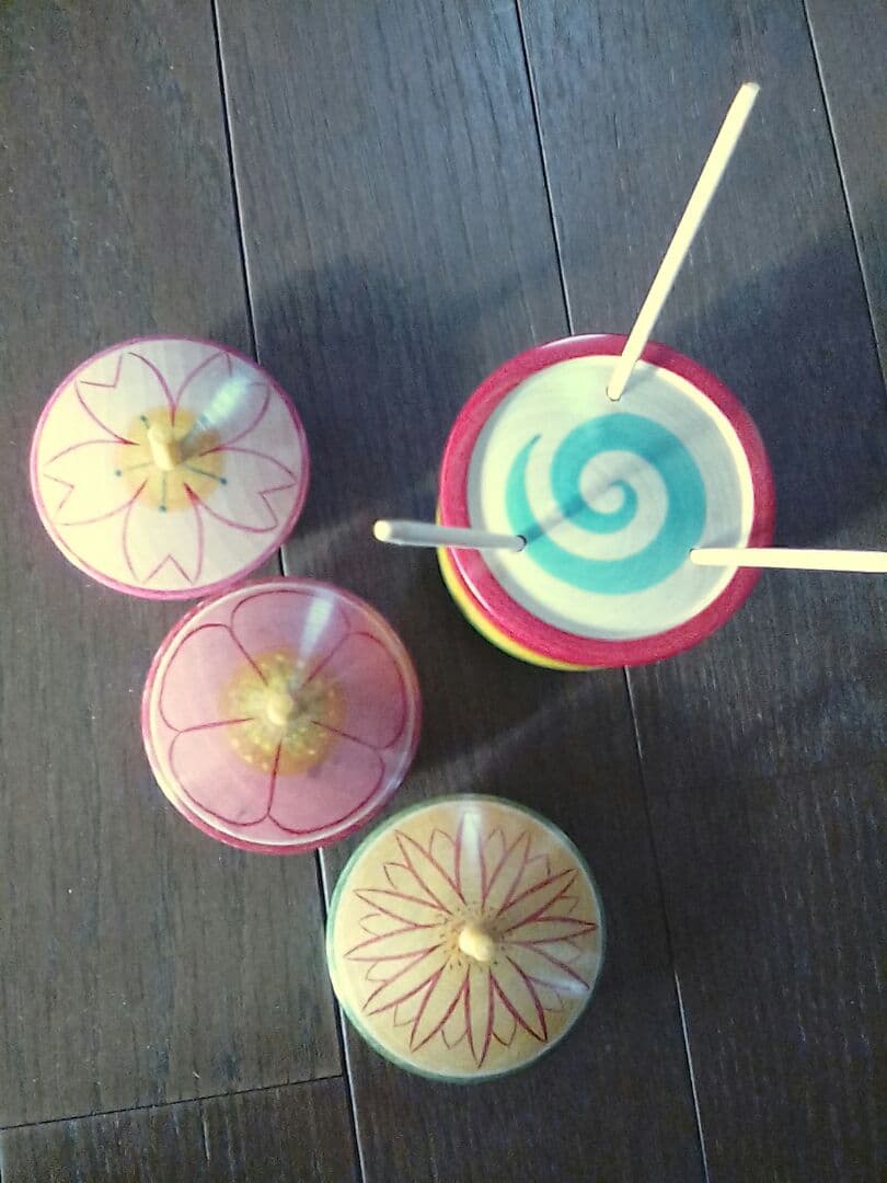 新春開運　江戸からくり独楽コレクション八選　限定50組販売　DVD付