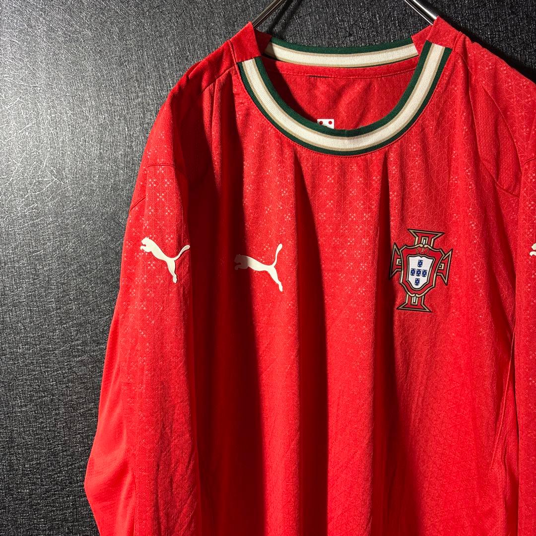 【★ポルトガル】 PUMA 古着 サッカー メンズ ユニフォーム 長袖 2XL