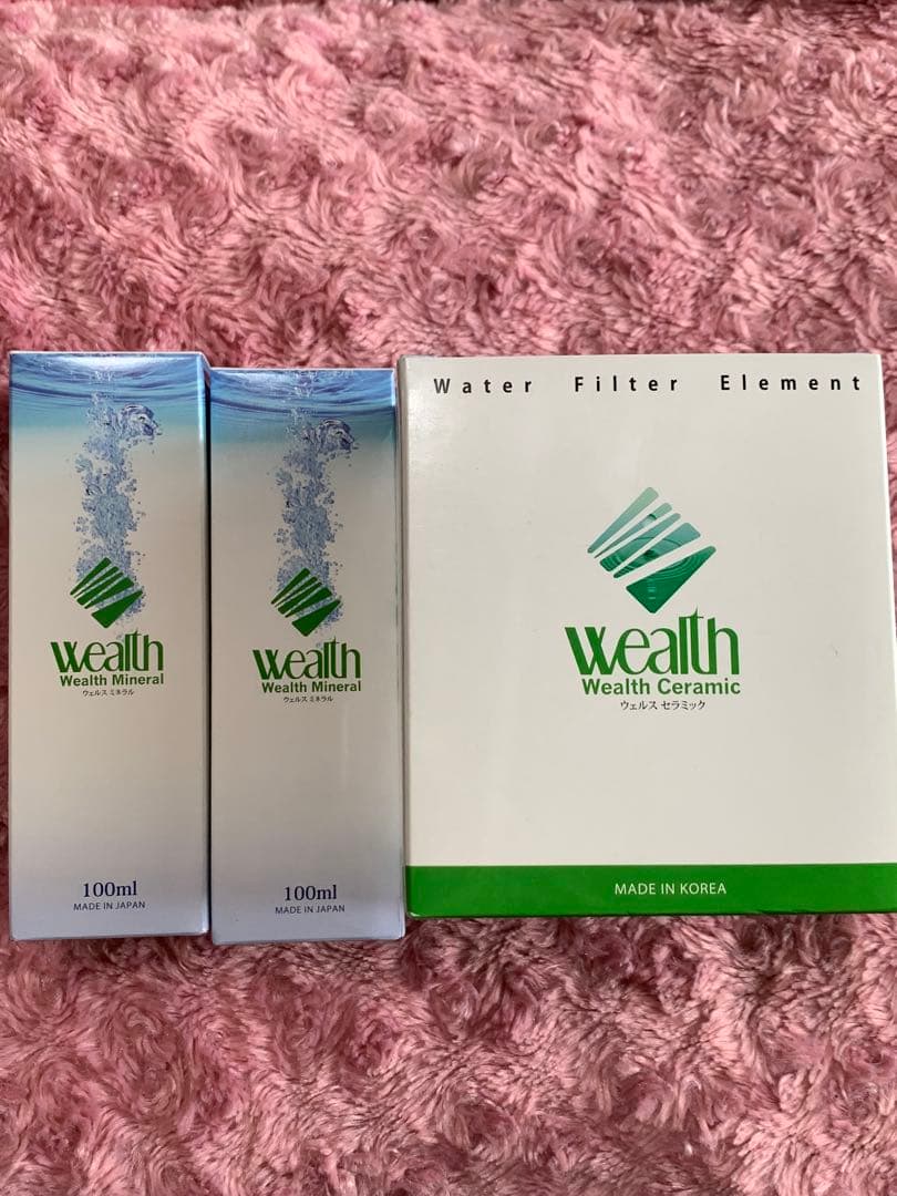 ミネラル原液100ml２本＆セラミックフィルターセット