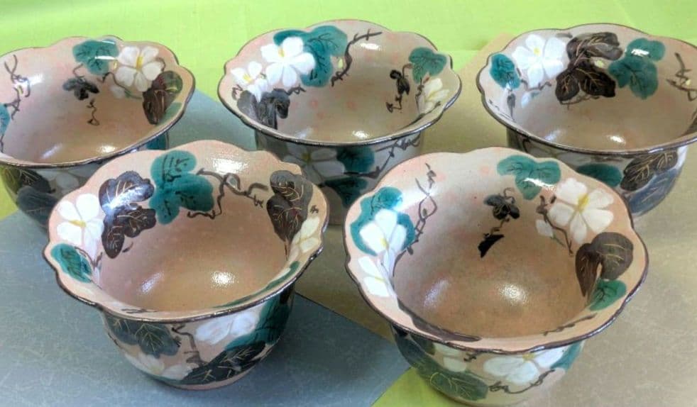 京焼　乾山写　５客セット