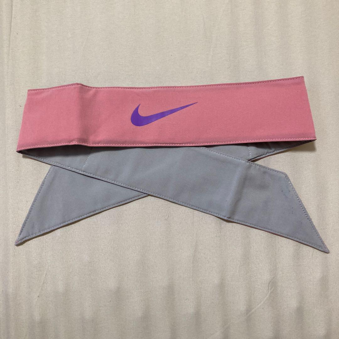 beckaz同梱セット　NIKE　ヘッドタイ　白緑＆ピンクパープル