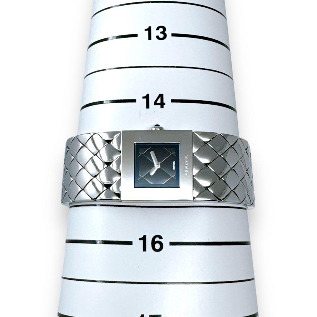 シャネル CHANEL マトラッセ クォーツ ブラック 黒 レディース 時計