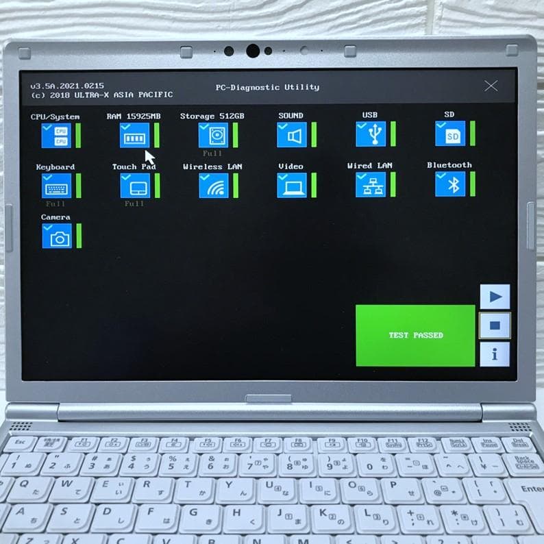 極美品》＊MS Offic2024認証/ 使用時間浅 /レッツノートCF-SV1