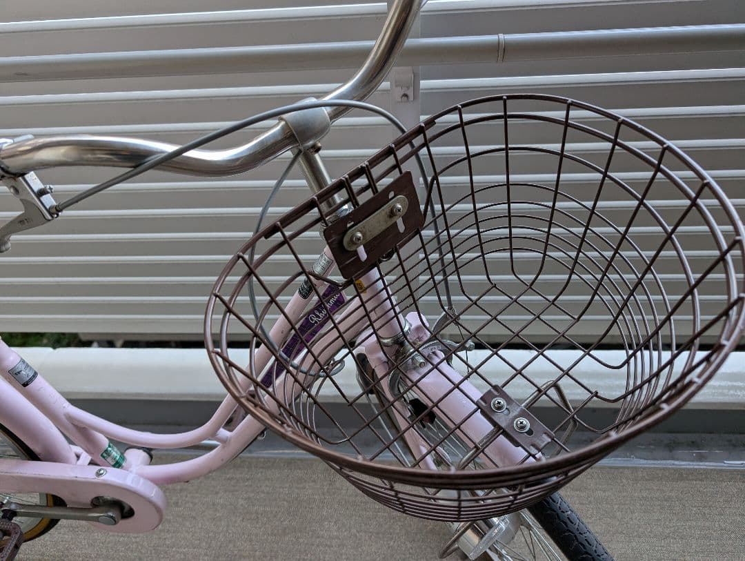 【引き取り限定】子供用自転車 ピンク 24インチ 東京都江東区