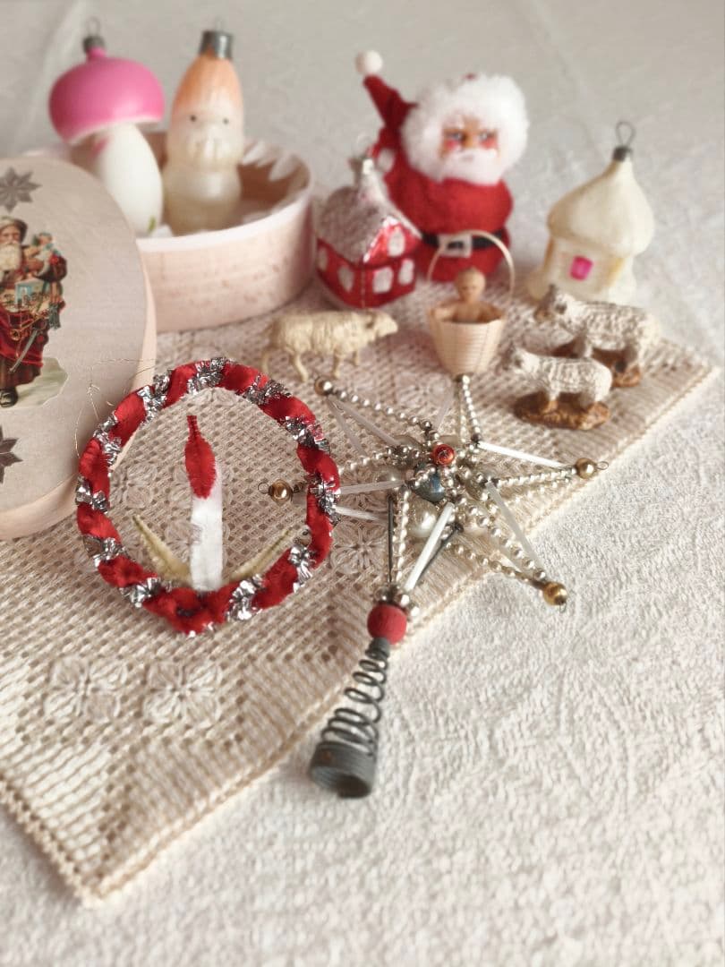 * vintage tree top ❀ アンティークビーズ 星の ツリートップ