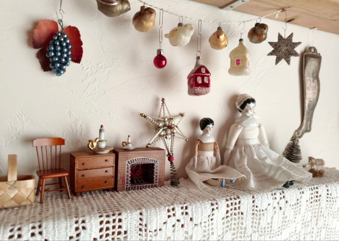 * vintage tree top ❀ アンティークビーズ 星の ツリートップ