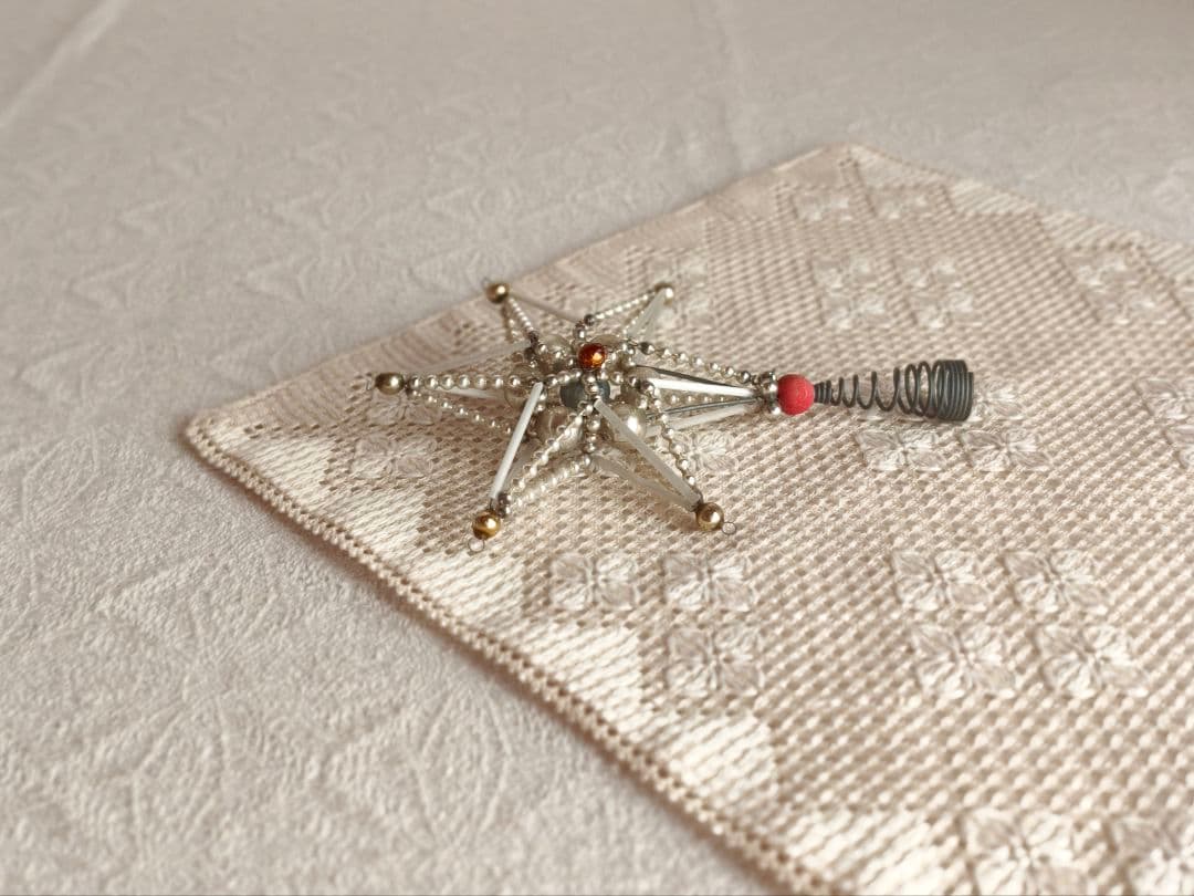 * vintage tree top ❀ アンティークビーズ 星の ツリートップ