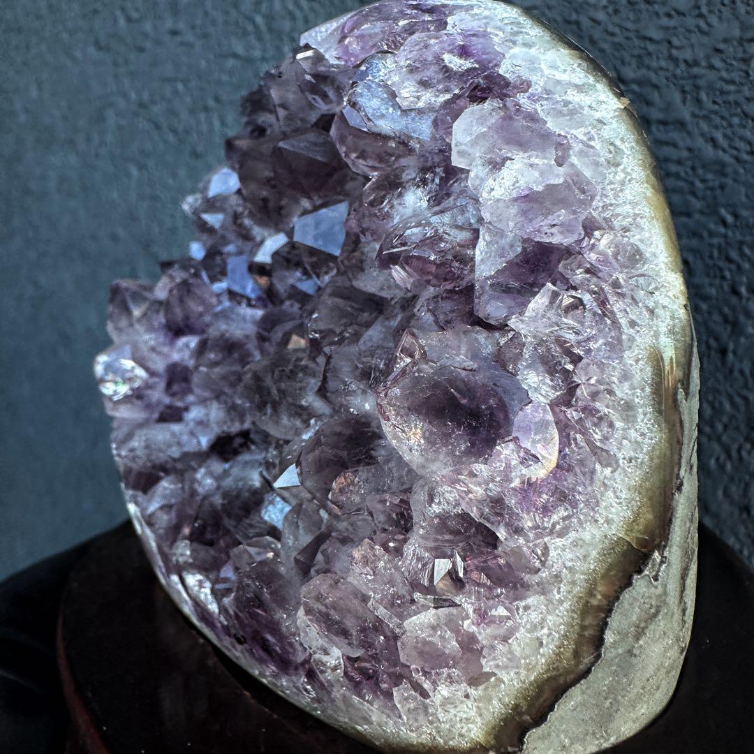 極上美麗☆アメジストクラスター☆キラキラ☆天然石 パワーストーン原石 A1124