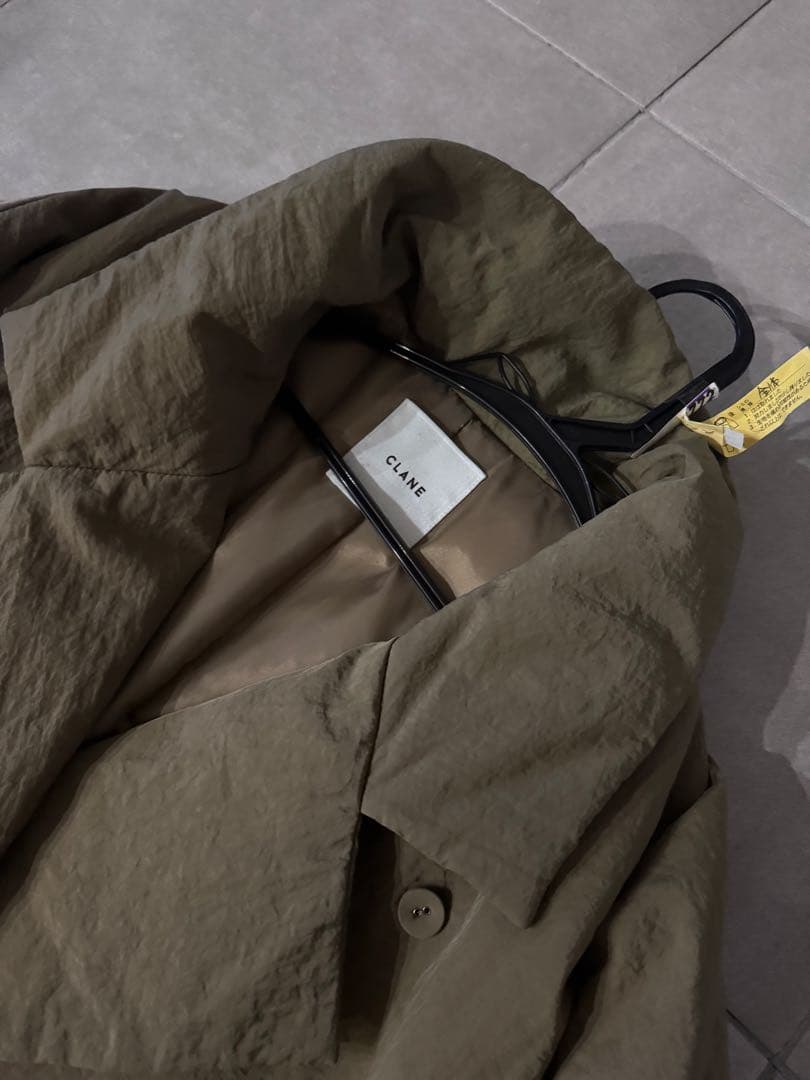 CLANE ダウンチェスターコート