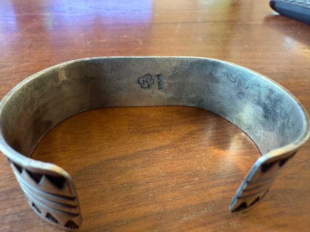 シルバー ターコイズ バングル