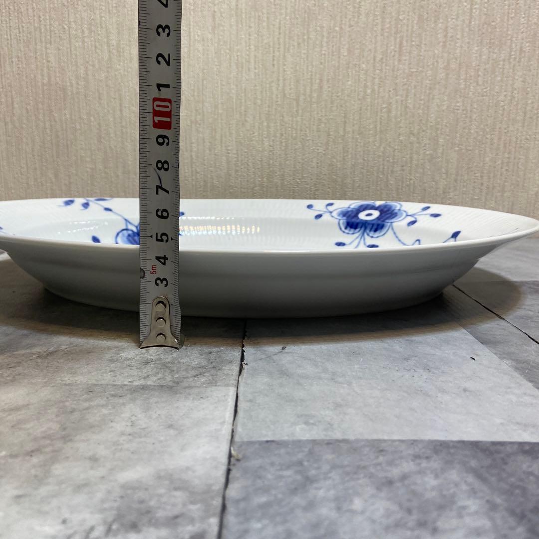ロイヤルコペンハーゲン⭐️ブルーフルーテッド メガ オーバルディッシュ