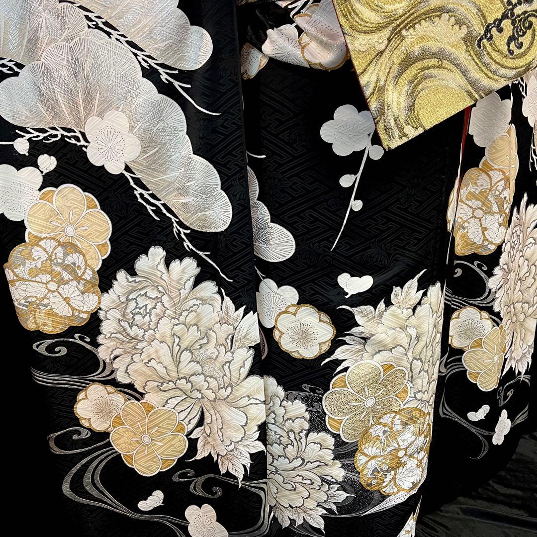 振袖フルセット■オーダー仕立て付き■新作■黒地■振袖一式■成人式