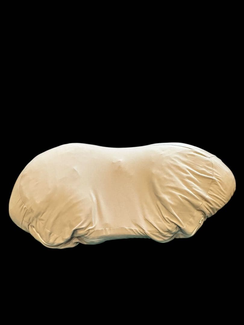 中古品kaibo快適枕ピロー枕カバー付きベージュ