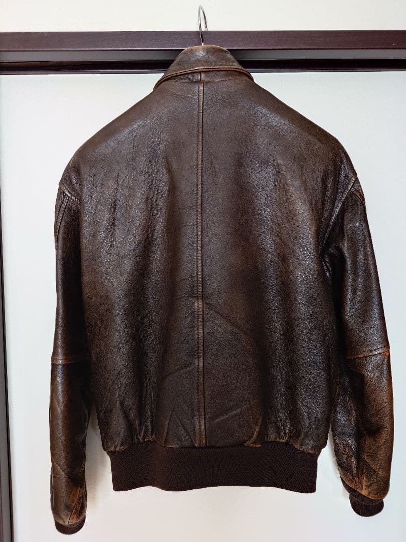 80s【AVIREX】A-2 Mサイズ Lサイズ相当 アヴィレックス