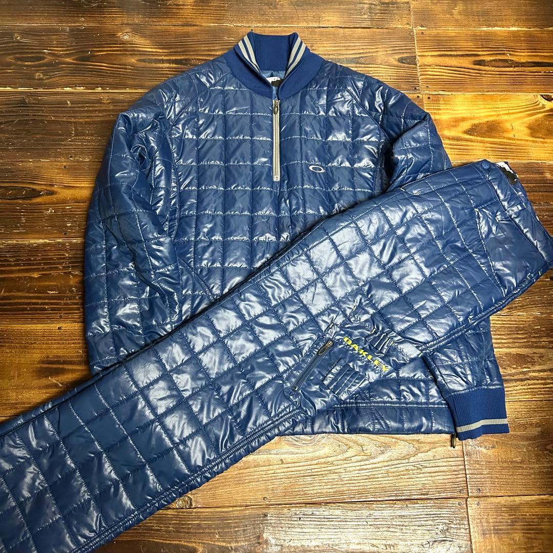 オークリー キルティング プルオーバー ジャケット 上下 セットアップ