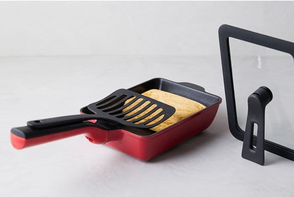 新品未開封 レミパン3点&エッグ&蓋&ターナー レッド セット