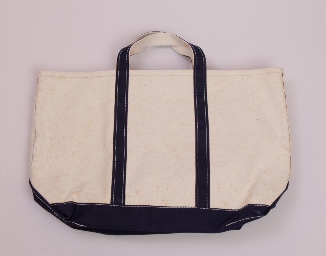 L.L.BEANトートバッグ ネイビートリム