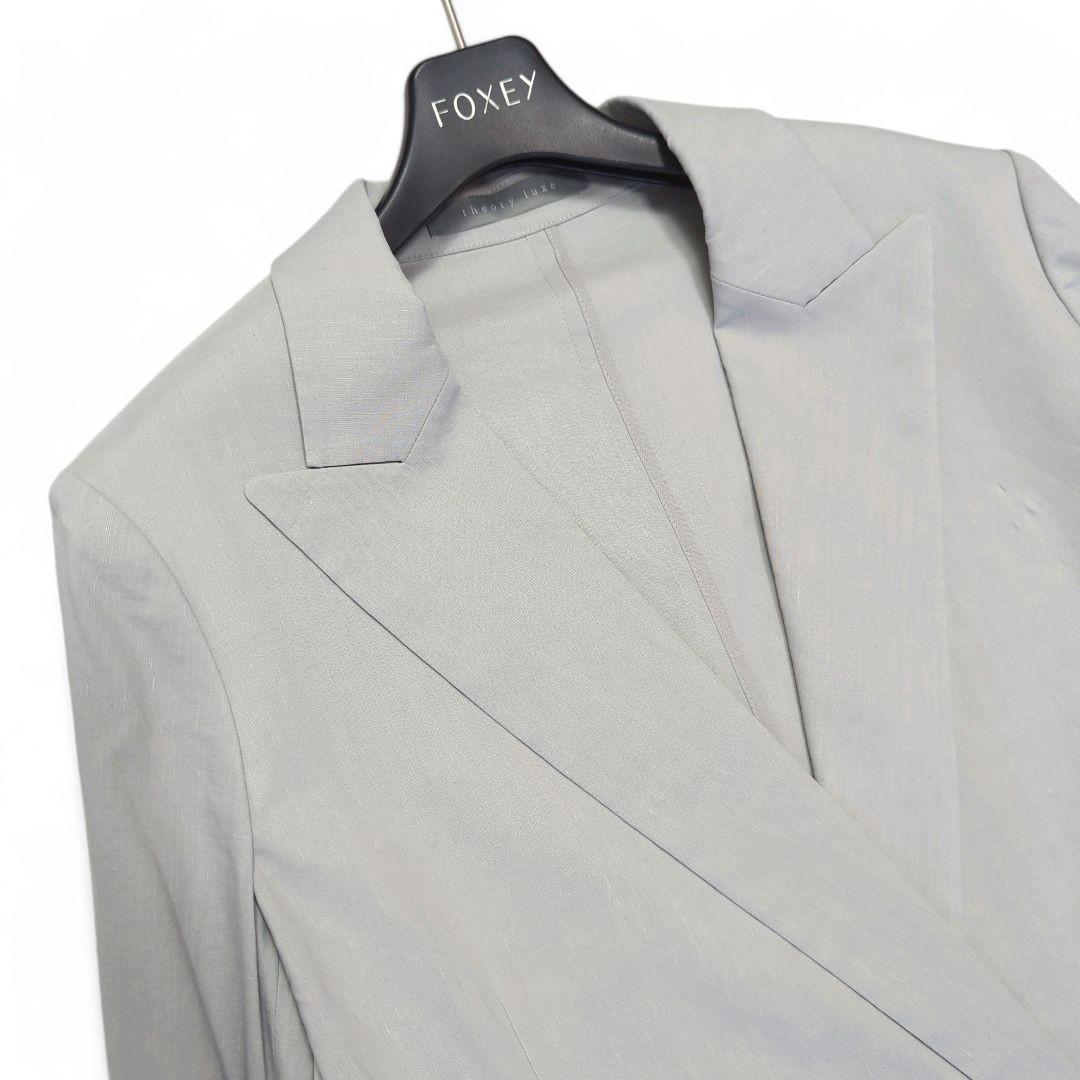 未使用級★セオリー★2024★夏に活躍！パンツセットアップスーツ★ショッパー付