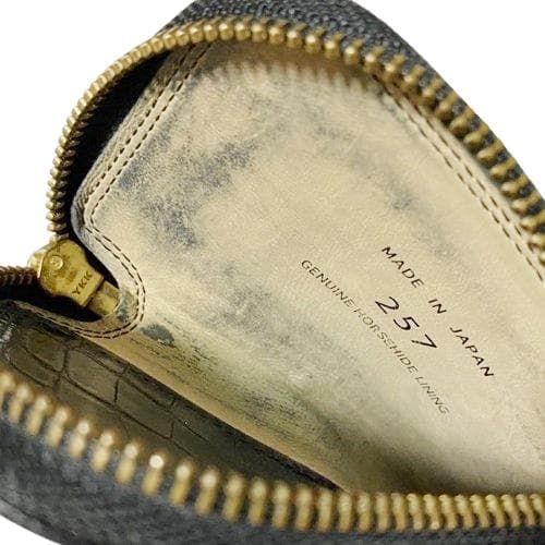 レア廃盤 GLADHAND × PORTER レザーケース クロコ柄 箱付