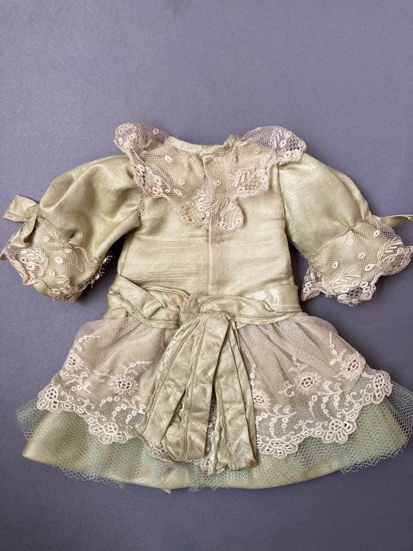 アンティークドール ドレス ボネ ビスクドール