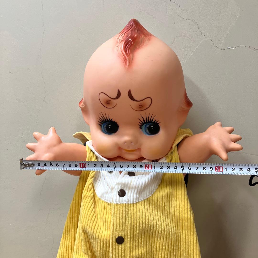 E-4 キューピー キューピー人形 ソフビ 特大キューピー レトロ雑貨 昭和レト