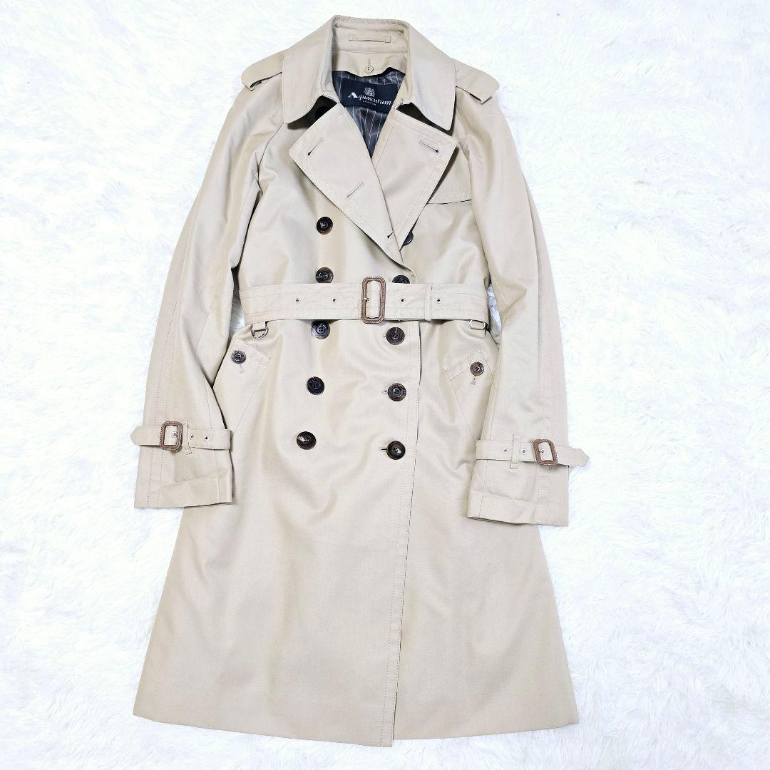 ジロー様 英国王室御用達 アクアスキュータム 　ライナー付き トレンチコート