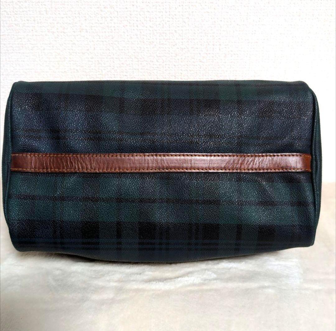 dj21 Ralph Lauren ミニボストンバッグ 緑 チェック柄