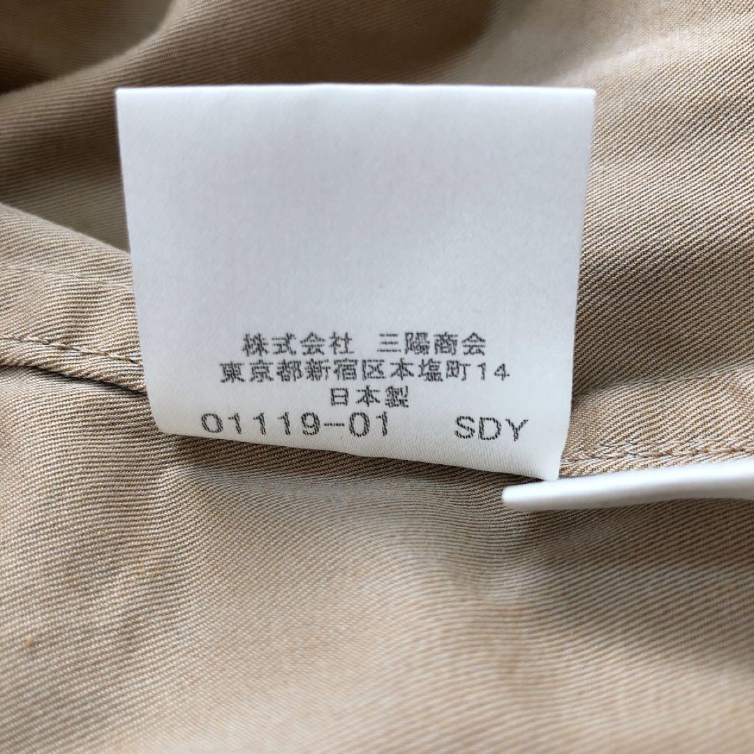 BURBERRY*バーバリーロンドン　大きいサイズ44　トレンチコート　チェック
