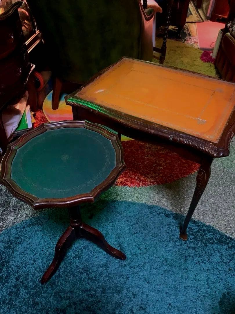 イギリスアンティークネストテーブル&ワインテーブルセット