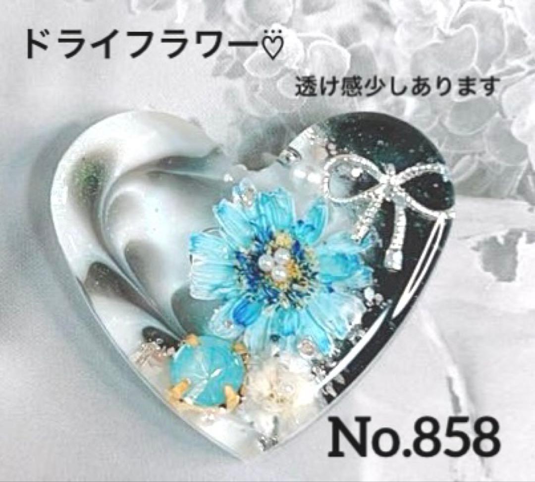 レジンヘアゴム・ポニーフック・ブローチ・ネックレス・ホルダーNo.858