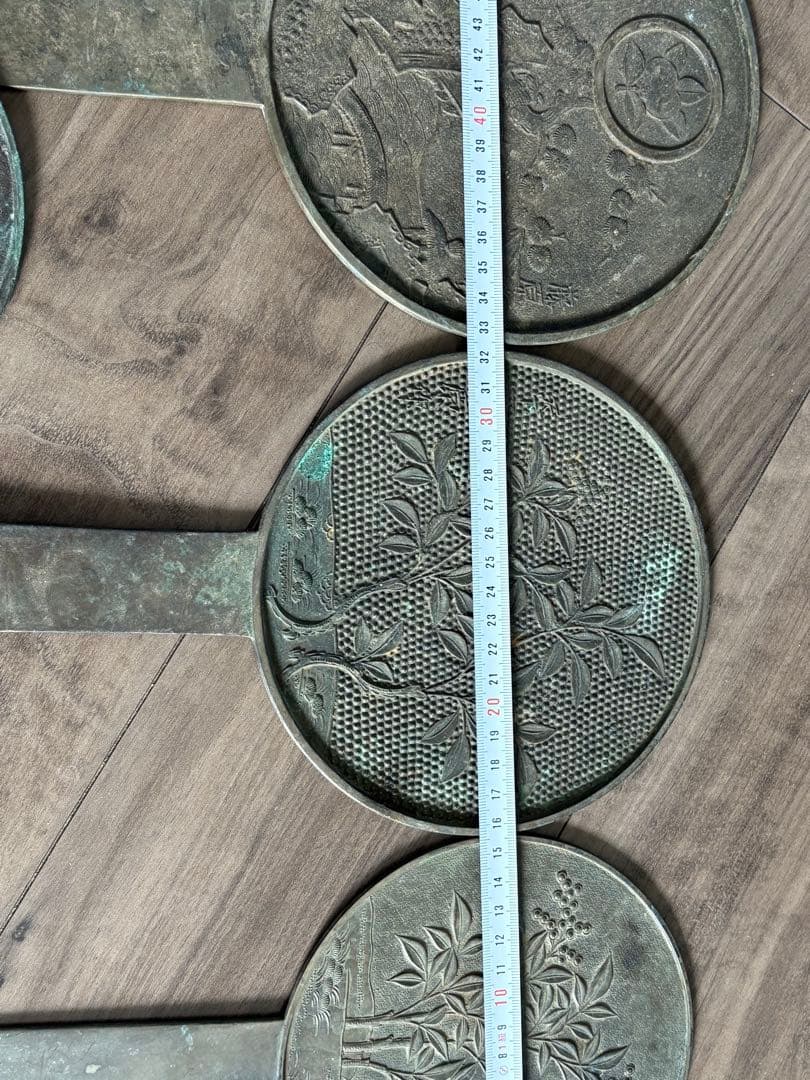 江戸時代和鏡　銅鏡 古銅製 時代物