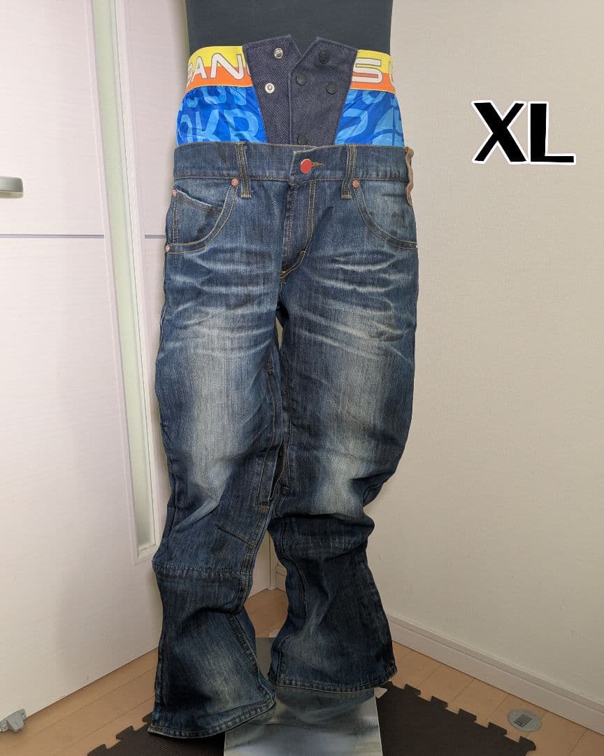 専用　URBANUS JEANS スノーボードパンツ　XL リアルデニム